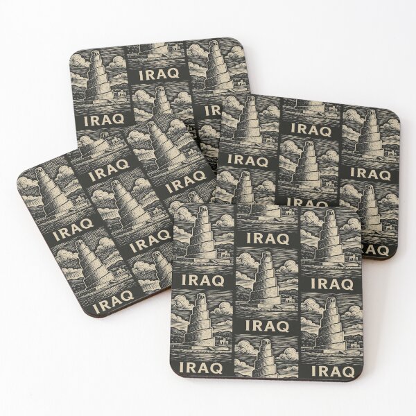 Item preview, Iraq Linocut Style  designed and sold by Thistle-TShop.