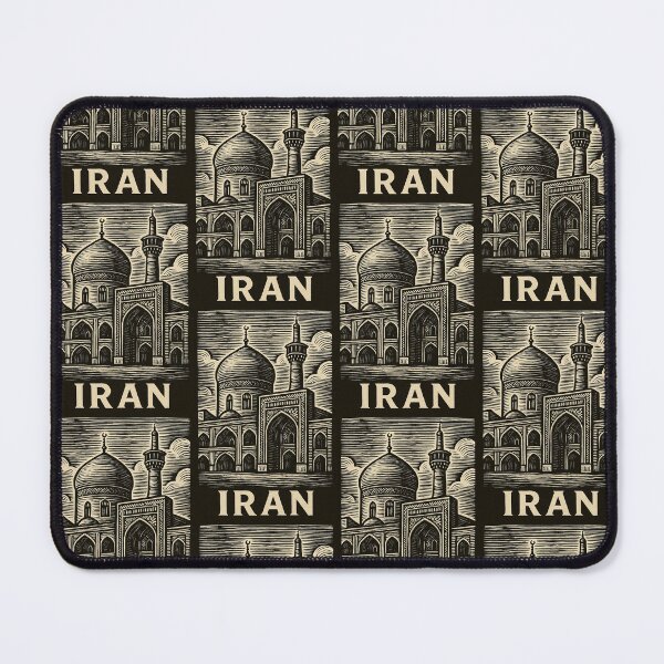 Item preview, Iran Linocut Style  designed and sold by Thistle-TShop.
