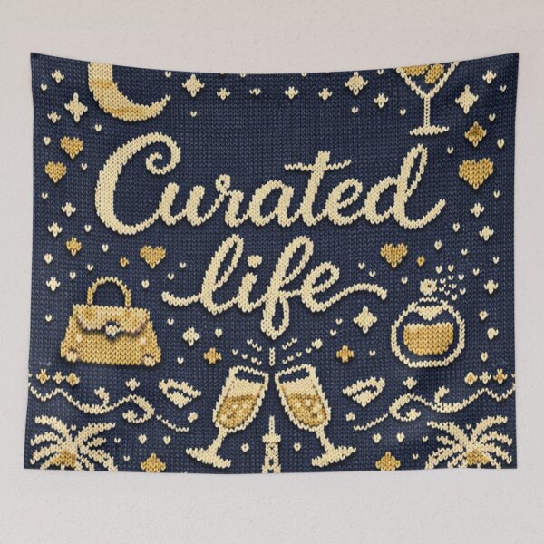Item preview, Curated Life Luxury Lifestyle Paris Knitting Pattern Design designed and sold by Mauswohn.