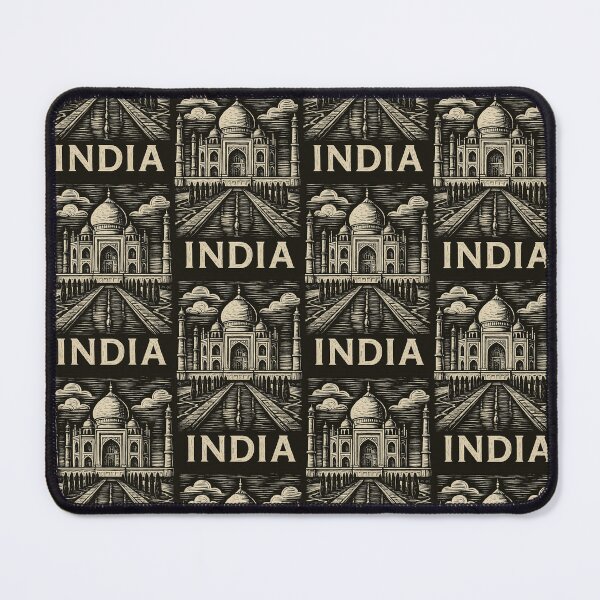 Item preview, India Linocut Style designed and sold by Thistle-TShop.