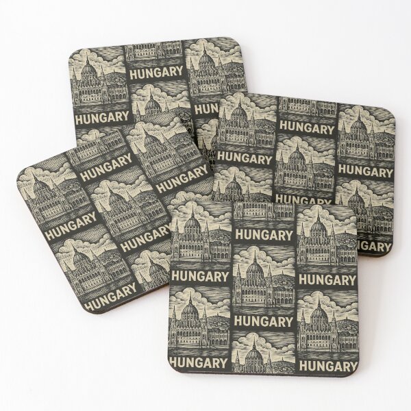 Item preview, Hungary Linocut Style  designed and sold by Thistle-TShop.