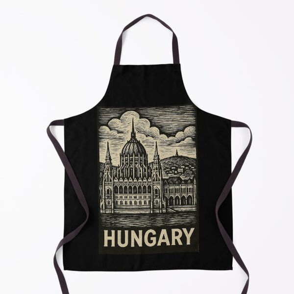 Item preview, Hungary Linocut Style designed and sold by Thistle-TShop.