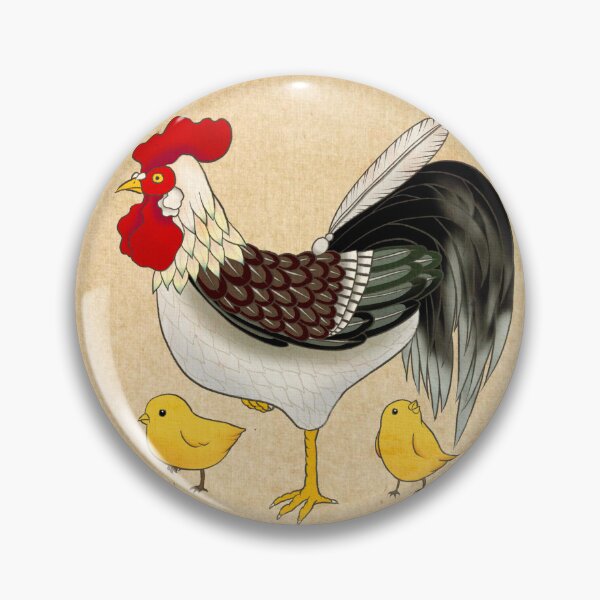 Item preview, Pure Guidance: White Hen and Her Golden Chicks designed and sold by QamarART Paintings.