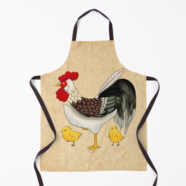 Item preview, Pure Guidance: White Hen and Her Golden Chicks designed and sold by QamarART Paintings.