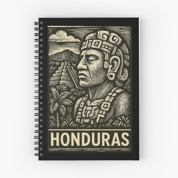 Item preview, Honduras Linocut Style  designed and sold by Thistle-TShop.