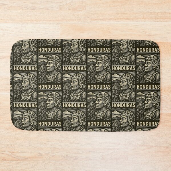 Item preview, Honduras Linocut Style  designed and sold by Thistle-TShop.