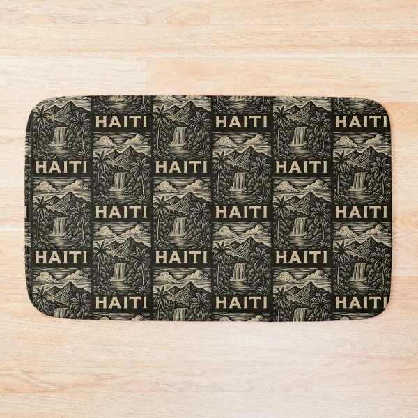 Item preview, Haiti Linocut Style  designed and sold by Thistle-TShop.