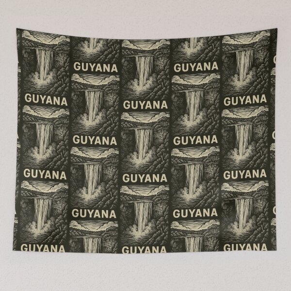 Item preview, Guyana Linocut Style  designed and sold by Thistle-TShop.