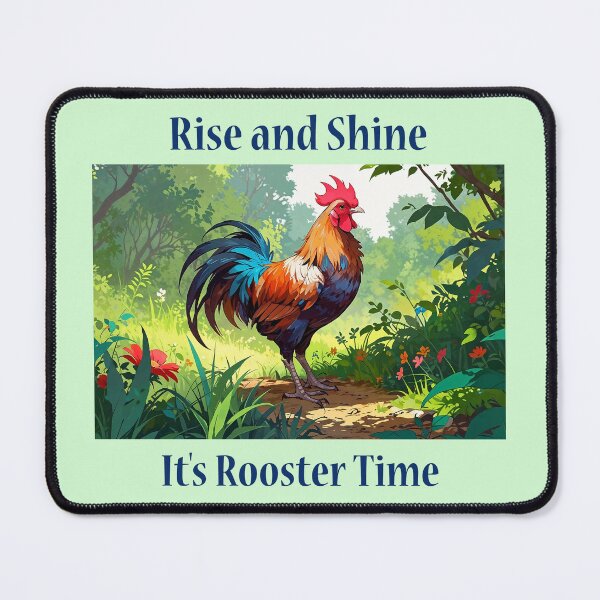 Item preview, Rise and Shine It's Rooster Time Chickens designed and sold by Sachie's Studio.