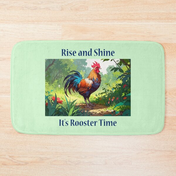 Item preview, Rise and Shine It's Rooster Time Chickens designed and sold by Sachie's Studio.