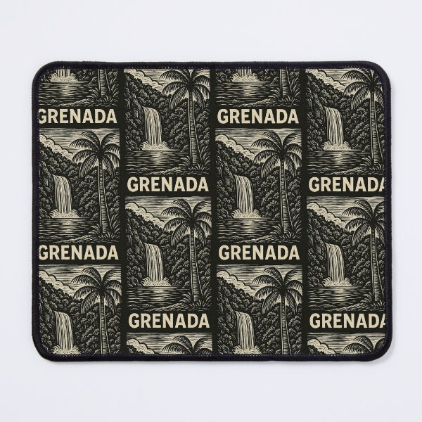 Item preview, Grenada Linocut Style designed and sold by Thistle-TShop.