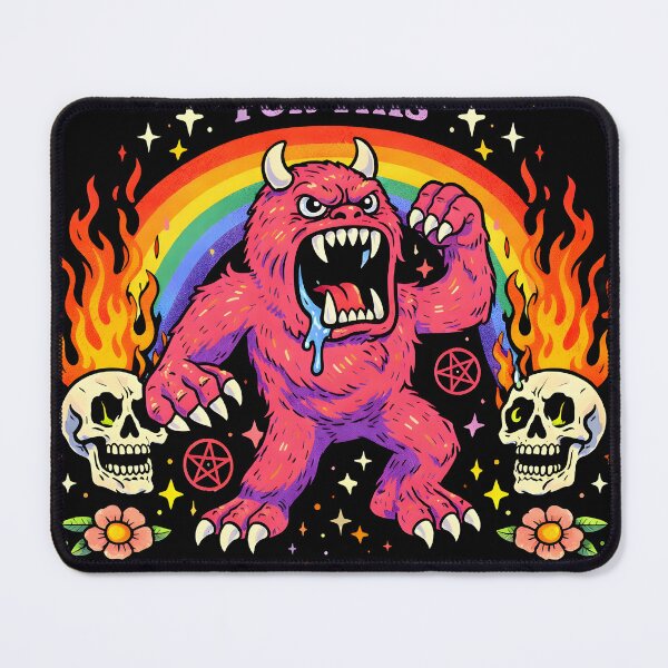 Item preview, Too Angry For This Hellscape – Funny Rage Monster Art designed and sold by Matinez Pink.