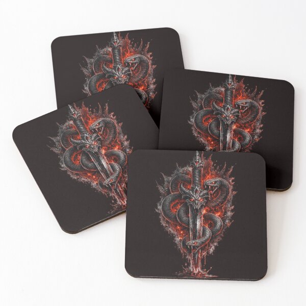 Item preview, Serpent Blade — Dark Graphite & Crimson Energy designed and sold by Tadeusz1.