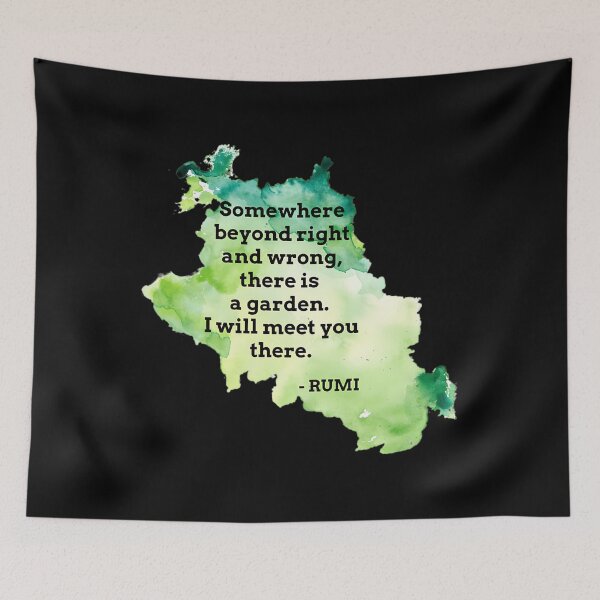 Item preview, Rumi Quote Field Beyond Right Wrong designed and sold by xvgfvhhuc79.