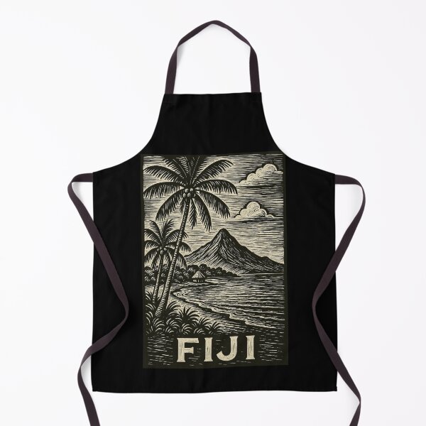 Item preview, Fiji Linocut Style  designed and sold by Thistle-TShop.