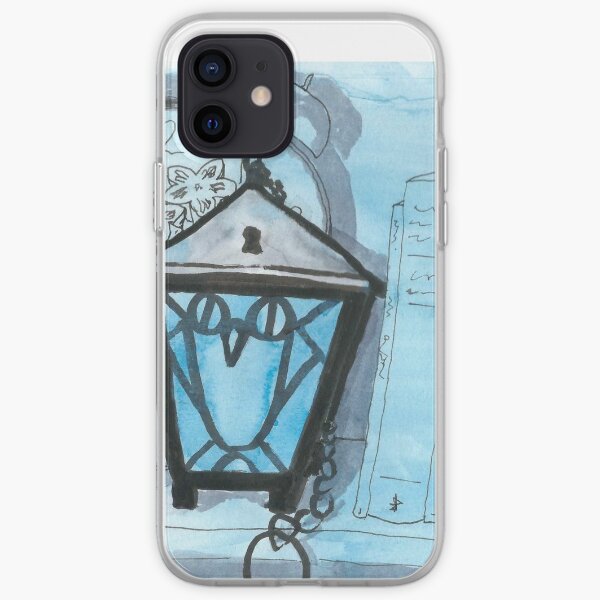 Bryn Mawr Light Blue Owl Lantern iPhone Soft Case