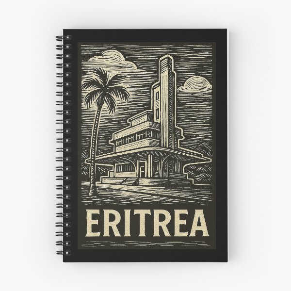 Item preview, Eritrea Linocut Style  designed and sold by Thistle-TShop.