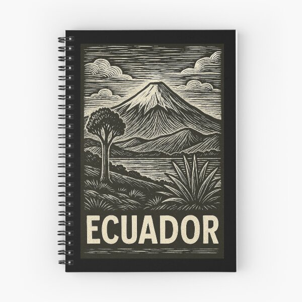 Item preview, Ecuador Linocut Style  designed and sold by Thistle-TShop.