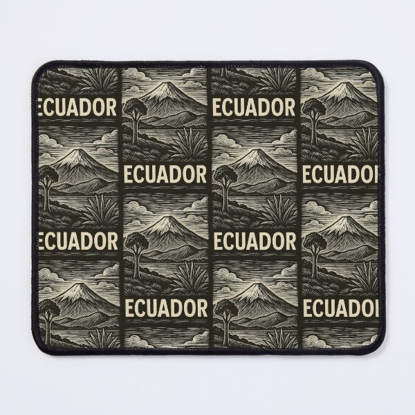Item preview, Ecuador Linocut Style designed and sold by Thistle-TShop.