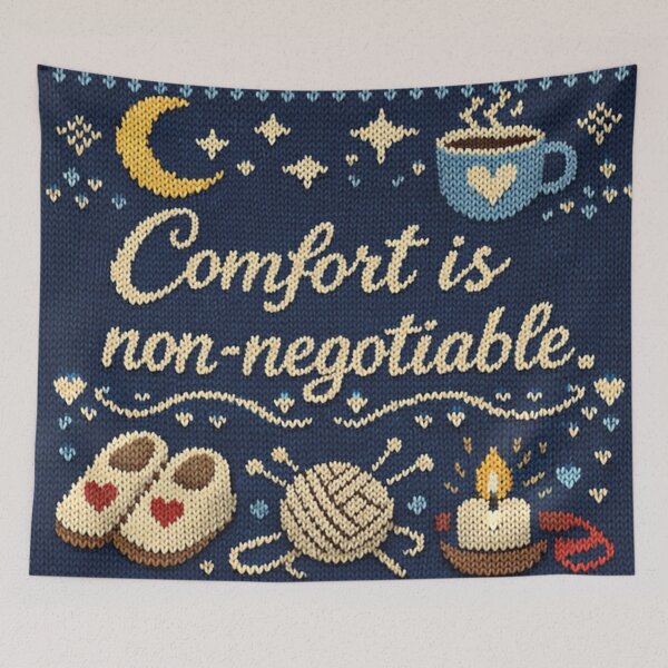 Item preview, Comfort is non-negotiable; cozy knit pattern designed and sold by Mauswohn.