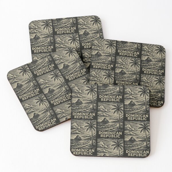 Item preview, Dominican Republic Linocut Style  designed and sold by Thistle-TShop.
