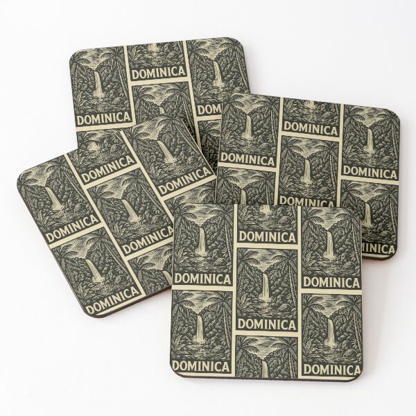 Item preview, Dominica Linocut Style  designed and sold by Thistle-TShop.