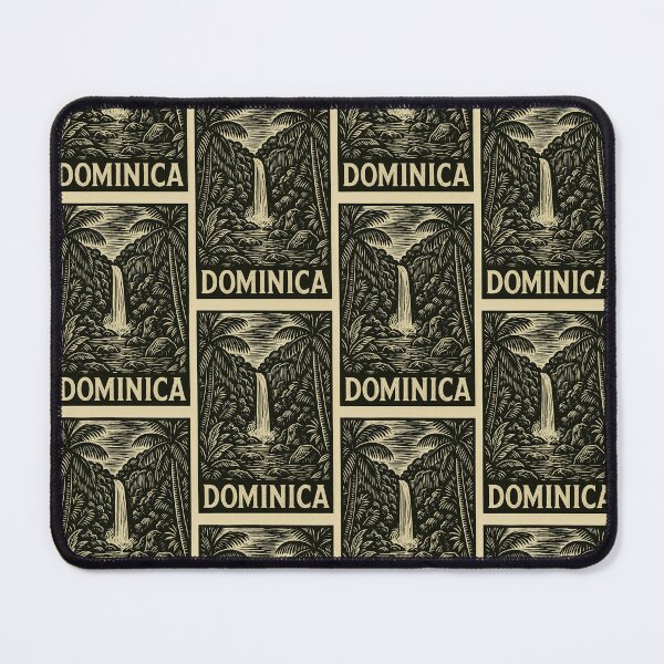 Item preview, Dominica Linocut Style designed and sold by Thistle-TShop.