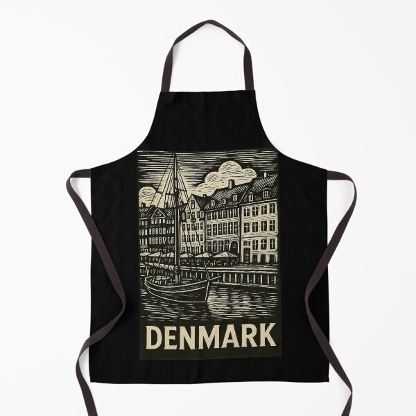 Item preview, Denmark Linocut Style designed and sold by Thistle-TShop.