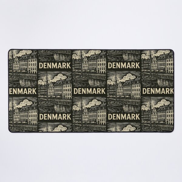 Item preview, Denmark Linocut Style  designed and sold by Thistle-TShop.