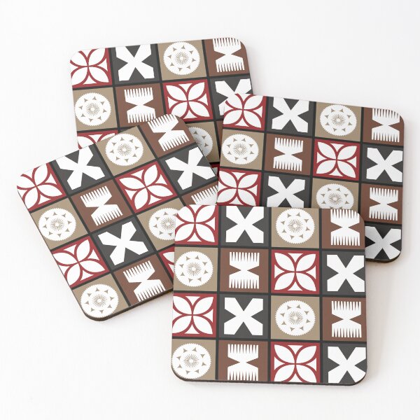Item preview, Pasifika Motifs Tapa Cloth 2 designed and sold by lolomastudio.