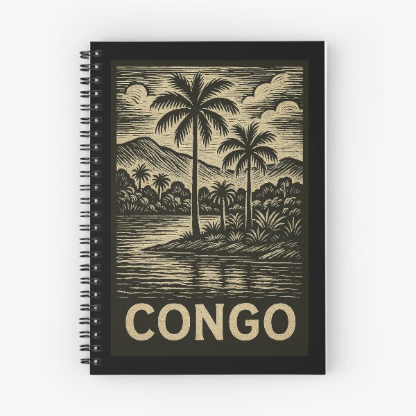 Item preview, Congo Linocut Style  designed and sold by Thistle-TShop.