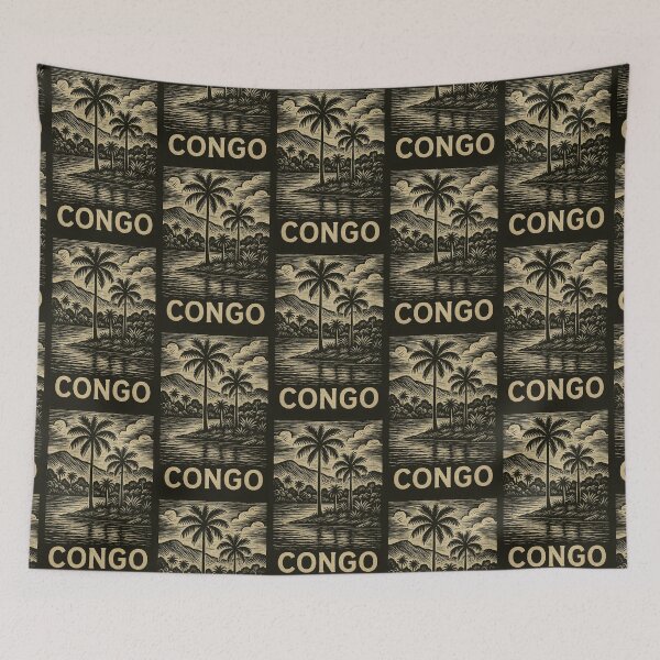 Item preview, Congo Linocut Style  designed and sold by Thistle-TShop.
