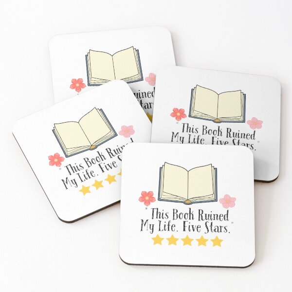 Item preview, This Book Ruined My Life Five Stars designed and sold by SWETA HALDER.