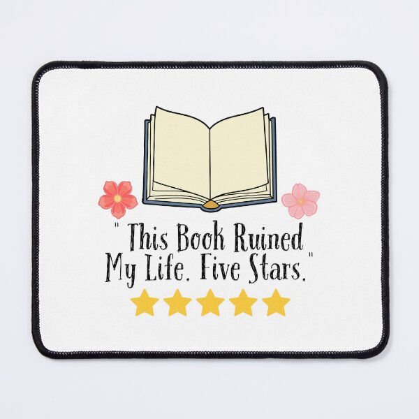 Item preview, This Book Ruined My Life Five Stars designed and sold by SWETA HALDER.