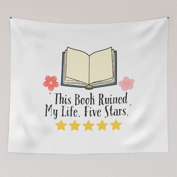 Item preview, This Book Ruined My Life Five Stars designed and sold by SWETA HALDER.