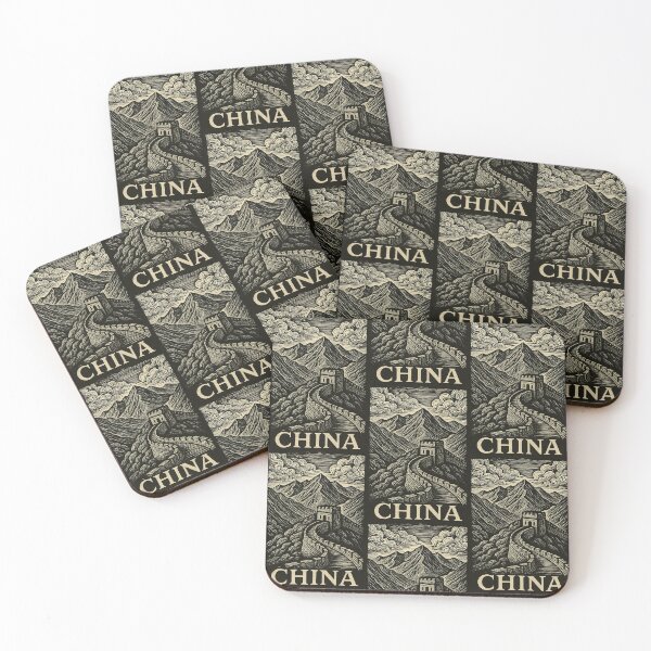 Item preview, China Linocut Style  designed and sold by Thistle-TShop.