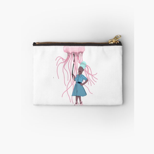 Item preview, Surreal Jellyfish Fashion Illustration | Ocean Dream Art | Whimsical Sea Creature Design designed and sold by Elle Gee Graphic Art & Design.