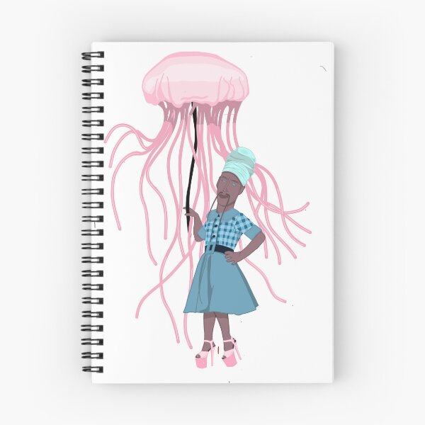 Item preview, Surreal Jellyfish Fashion Illustration | Ocean Dream Art | Whimsical Sea Creature Design designed and sold by Elle Gee Graphic Art & Design.