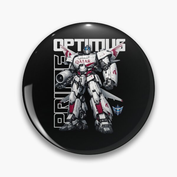 Item preview, Optimus Prime Qatar Jet Mecha – Airline Transformer Sci-Fi Art designed and sold by Transmetalbeast.