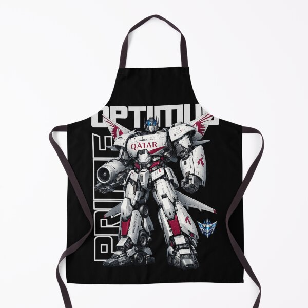 Item preview, Optimus Prime Qatar Jet Mecha – Airline Transformer Sci-Fi Art designed and sold by Transmetalbeast.