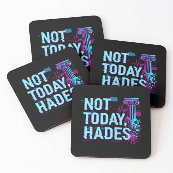 Item preview, Not Today Hades Vaporwave Glitch 	 designed and sold by caenpparpdp30.