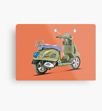 Vespa Metal Print