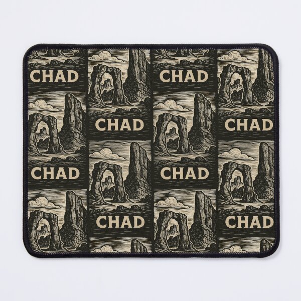 Item preview, Chad Linocut Style designed and sold by Thistle-TShop.