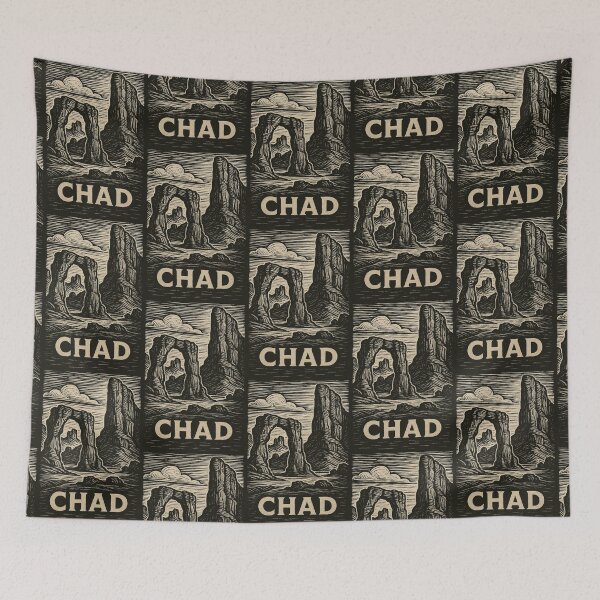 Item preview, Chad Linocut Style  designed and sold by Thistle-TShop.