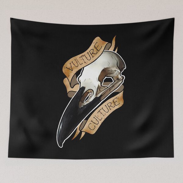 Item preview, Vulture Culture Raven Skull Badge designed and sold by caenpparpdp30.