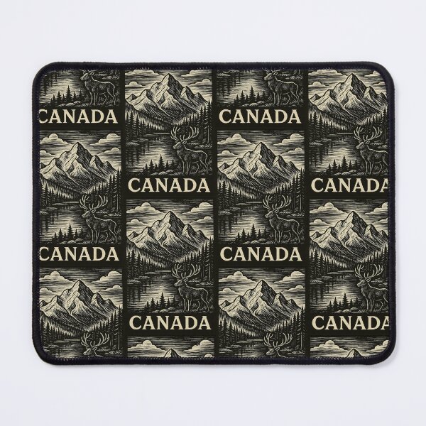 Item preview, Canada Linocut Style designed and sold by Thistle-TShop.