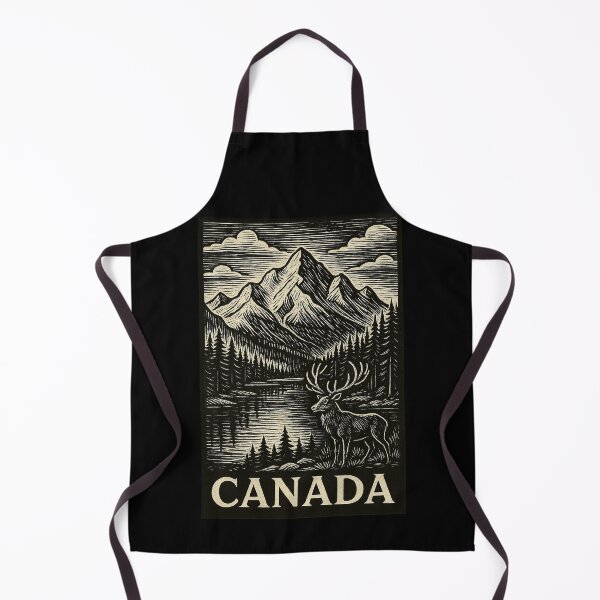 Item preview, Canada Linocut Style designed and sold by Thistle-TShop.