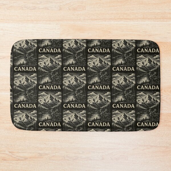 Item preview, Canada Linocut Style  designed and sold by Thistle-TShop.