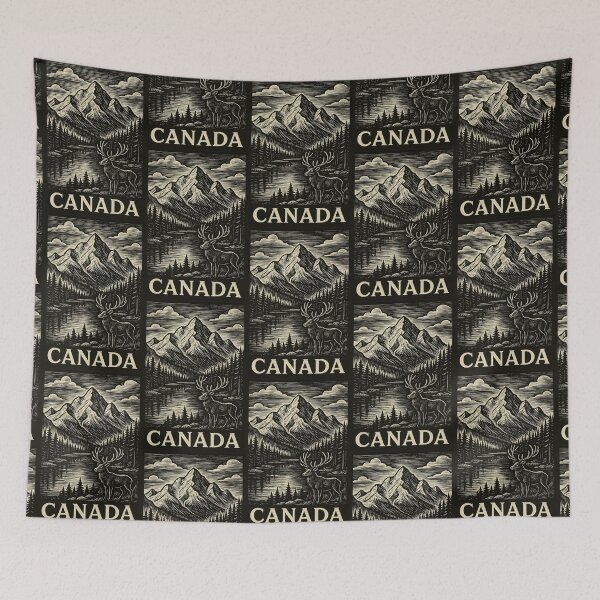 Item preview, Canada Linocut Style  designed and sold by Thistle-TShop.