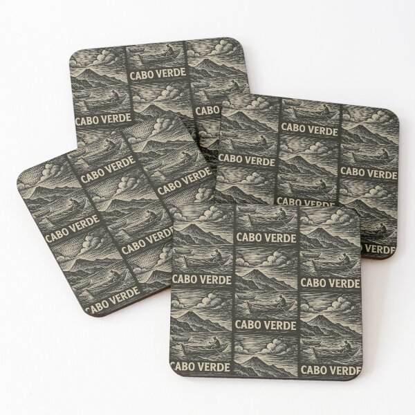 Item preview, Cabo Verde Linocut Style  designed and sold by Thistle-TShop.